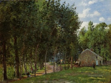  BOSQUE Arte - la casa en el bosque 1872 Camille Pissarro